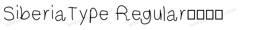 SiberiaType Regular字体转换